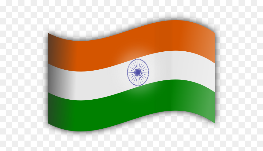 Waving Flag Of India, HD Png Download - indian flag chakra png