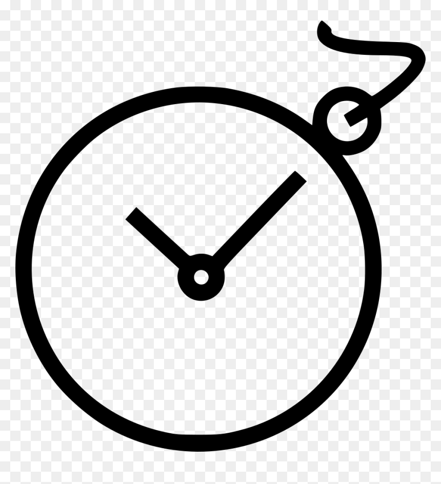Pocket Watch - Brain Timer Icon Png, Transparent Png - pocket watch png