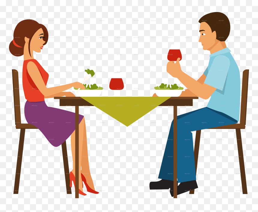 Couple Dinner Png - Couple Dinner Clipart, Transparent Png - dinner png