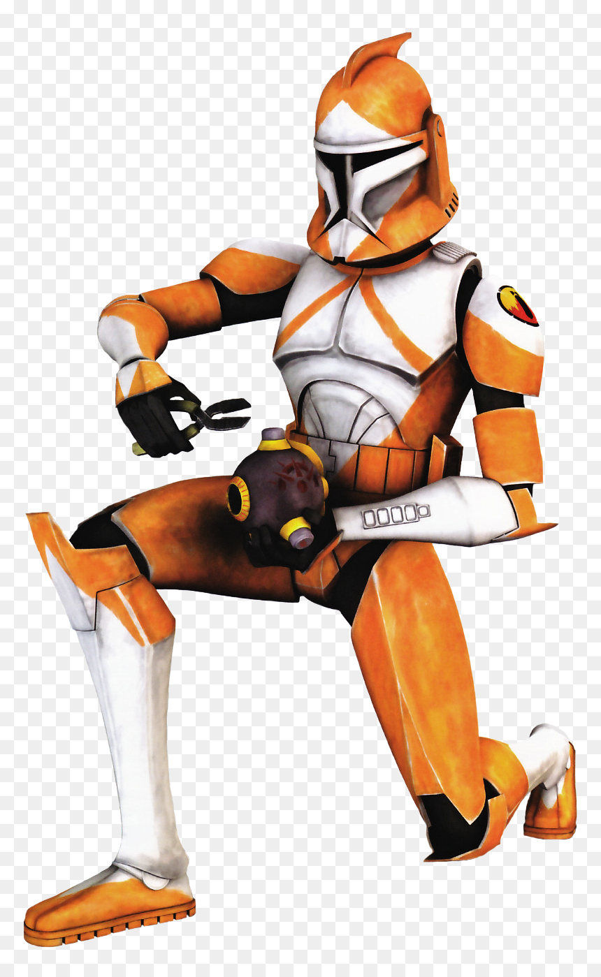 Premium Eras Legends - Star Wars Clone Orange, HD Png Download - clone trooper png