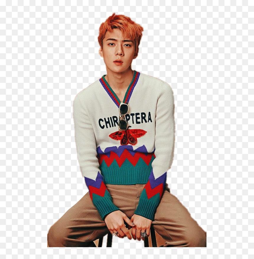 Exo Sehun Super Elle, HD Png Download - exo kai png