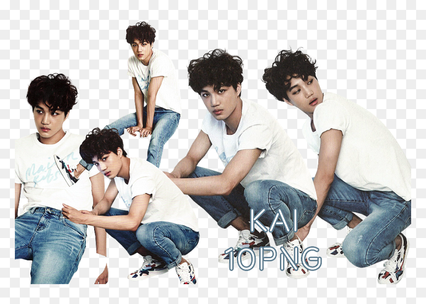Sitting, HD Png Download - exo kai png