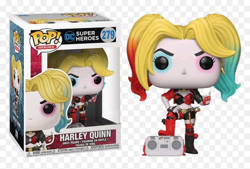 Harley Quinn Boombox Pop, HD Png Download - funko pop png
