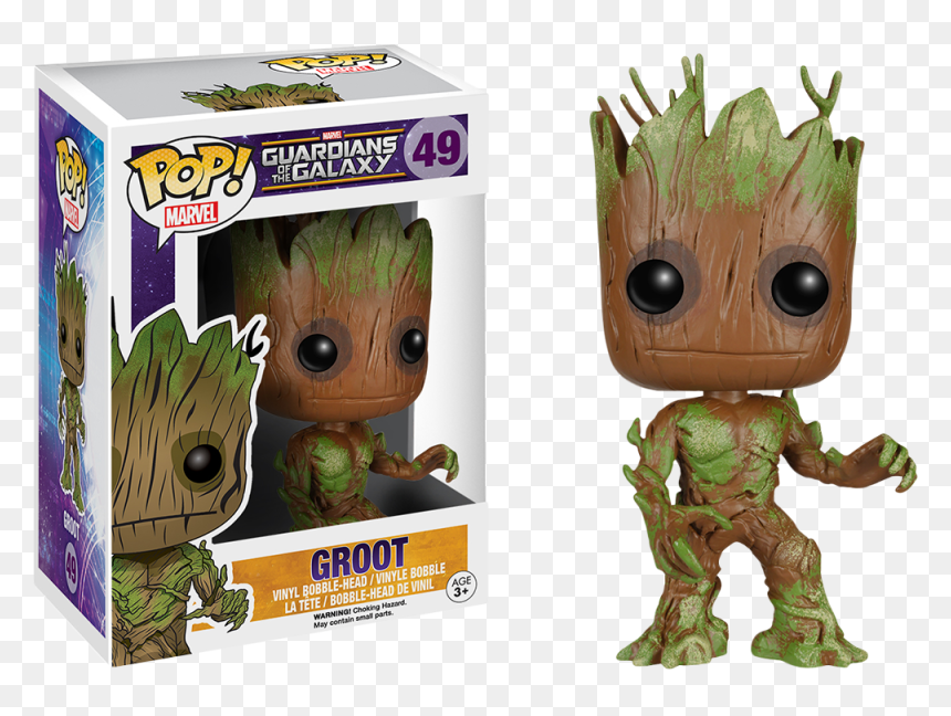Funko Pop Groot 49, HD Png Download - funko pop png