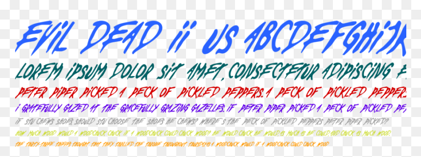 Calligraphy, HD Png Download - evil dead png