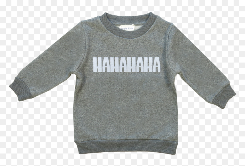 Long-sleeved T-shirt, HD Png Download - hahaha png