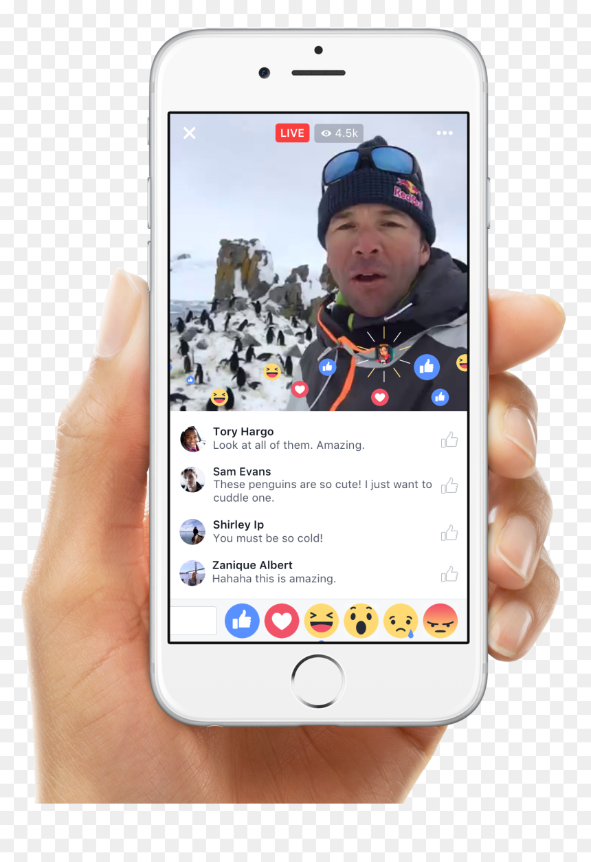 Facebook Live Video Interface, HD Png Download - hahaha png