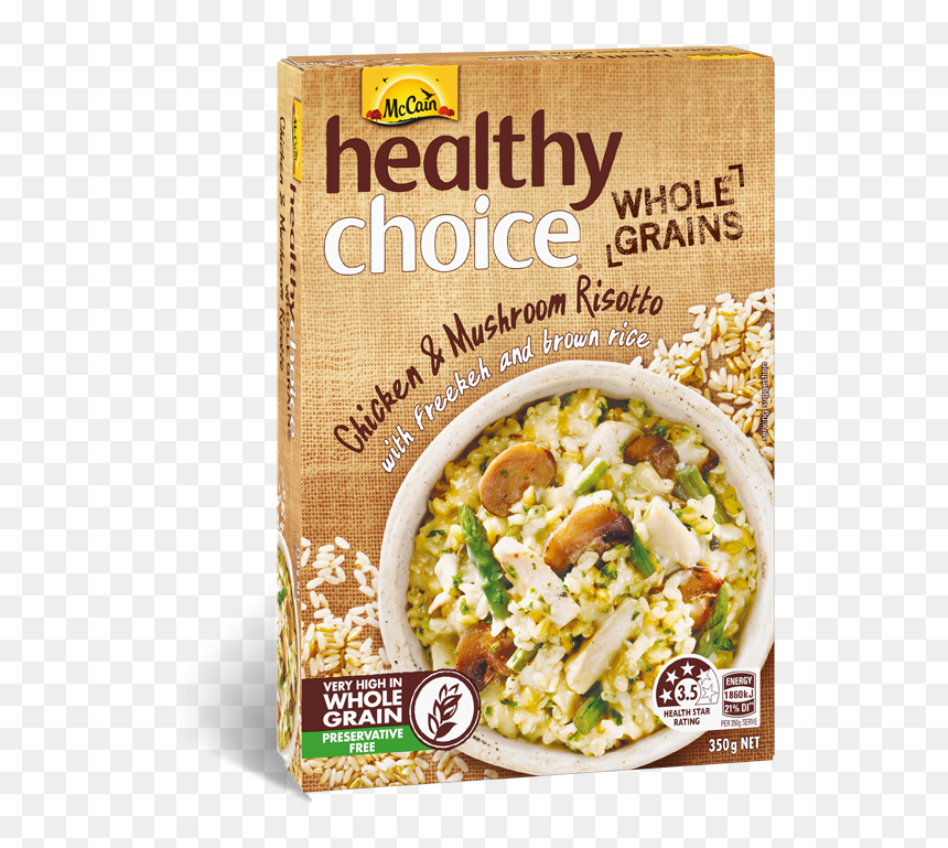 Mccain Healthy Choice Wholegrains Chicken & Mushroom, HD Png Download - grains png