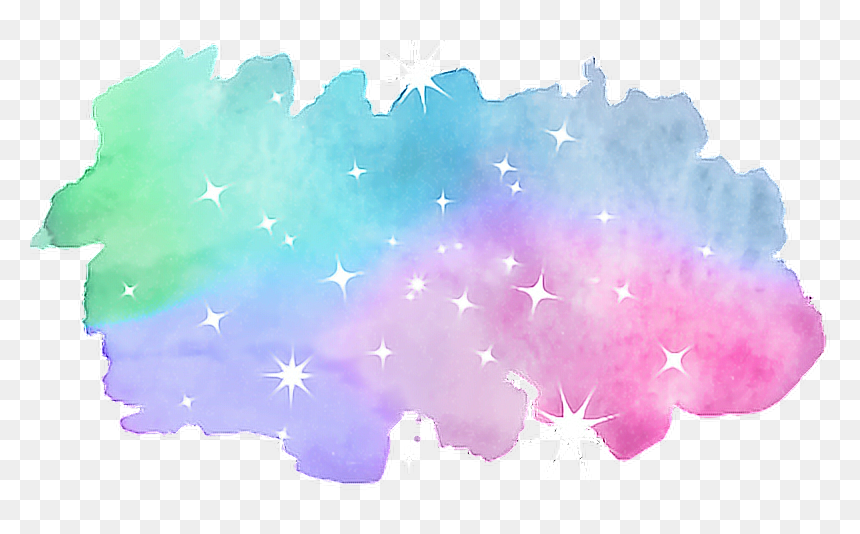 Transparent Watercolor Paint Png, Png Download - nuves png