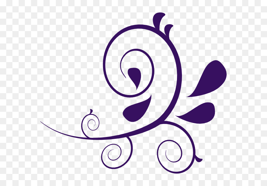 Black And White Swirls Clipart, HD Png Download - gold swirl png