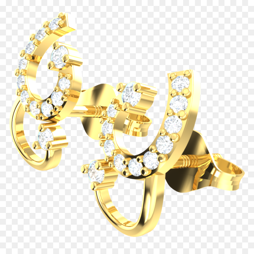 Body Jewelry, HD Png Download - gold swirl png