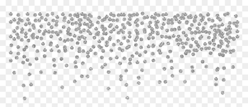 Gold Glitter Confetti Png, Transparent Png - white confetti png