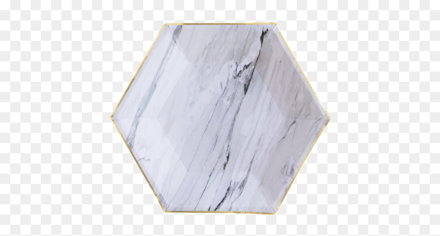 Hexagonal Marble Png, Transparent Png - white confetti png