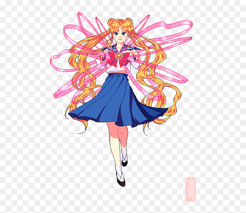 Sailor Moon Pixel Transparent, HD Png Download - pixel png tumblr