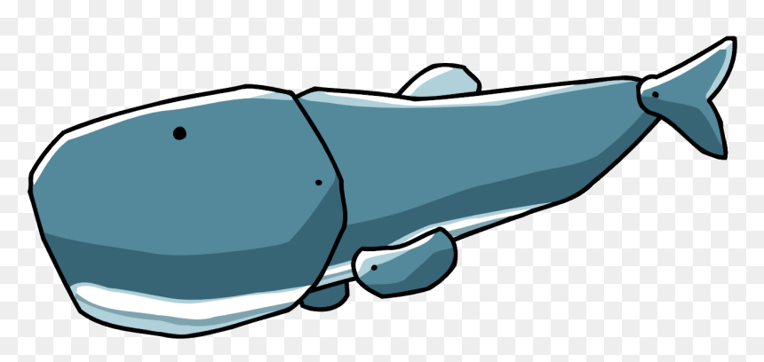 Scribblenauts Whale, HD Png Download - sperm whale png