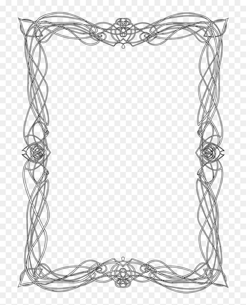 Portable Network Graphics, HD Png Download - filigree line png