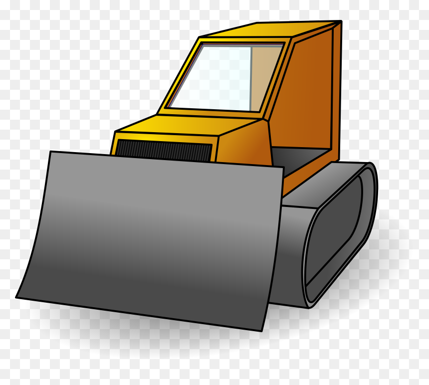Bulldozer Clip Art, HD Png Download - bulldozer png