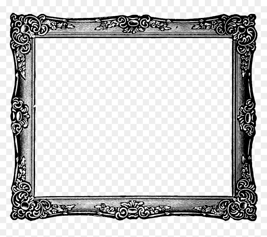 Frame Clipart, HD Png Download - filigree line png