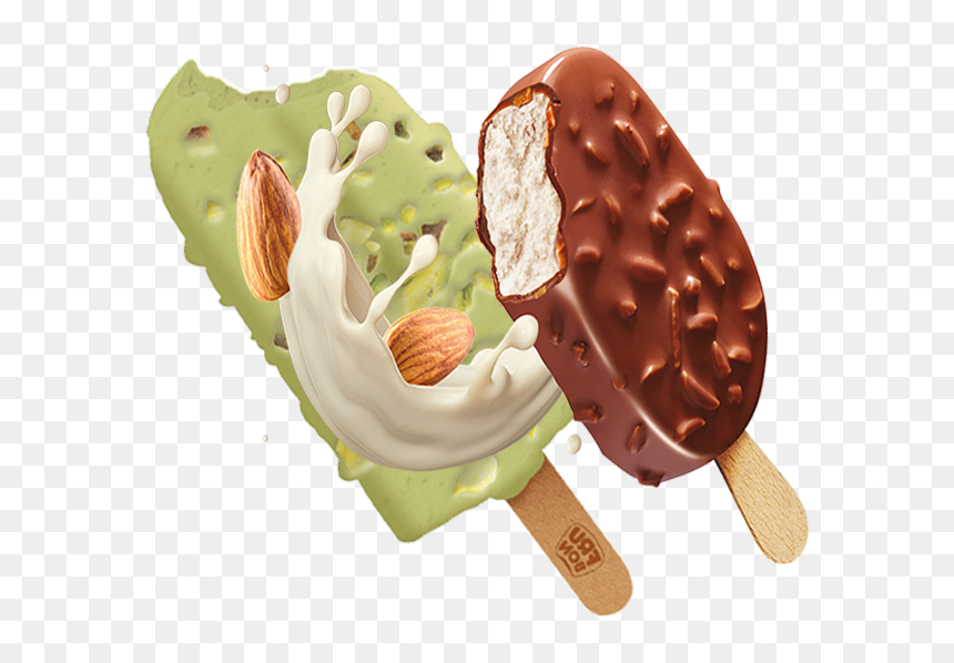 Kesar Pista Badam Kulfi - Ice Cream Kulfi Png, Transparent Png - badam png