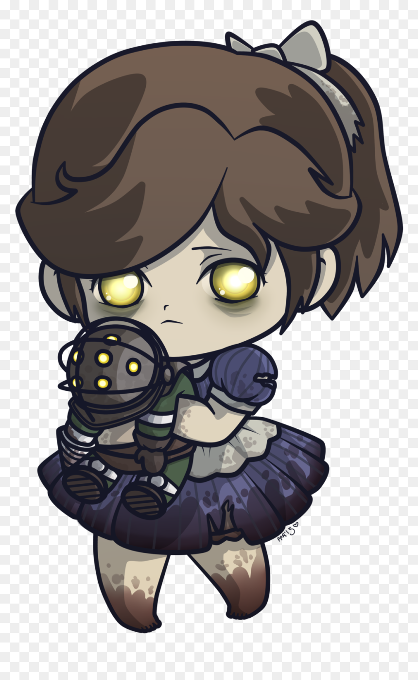 Bioshock 2 Portal The Elder Scrolls V - Little Sister Bioshock Cartoon, HD Png Download - bioshock png