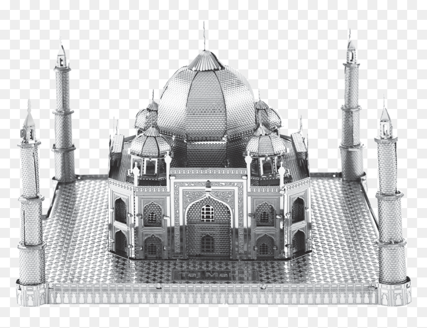 Metal Earth Iconx Ta J Mahal - Plastic Model, HD Png Download - tajmahal png