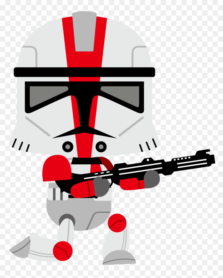 Clipart Of Clone Troopers - Trooper Star Wars Clone Fanart, HD Png Download - clone trooper png