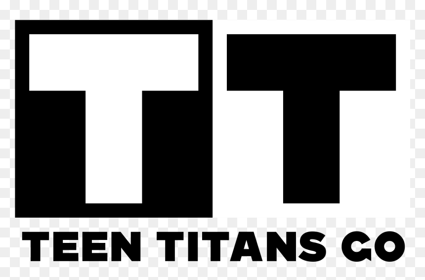 Teen Titans Co Black Text Black And White Font Logo - Cartoon Network Logo Meme, HD Png Download - cartoon network logo png