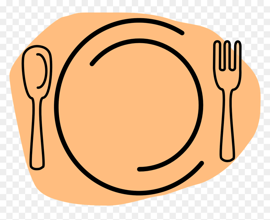 Spoon And Fork, HD Png Download - dinner png