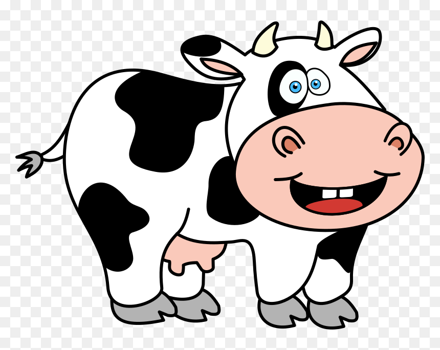 Clipart Funny Cow - Funny Cow Clipart, HD Png Download - indian cow png