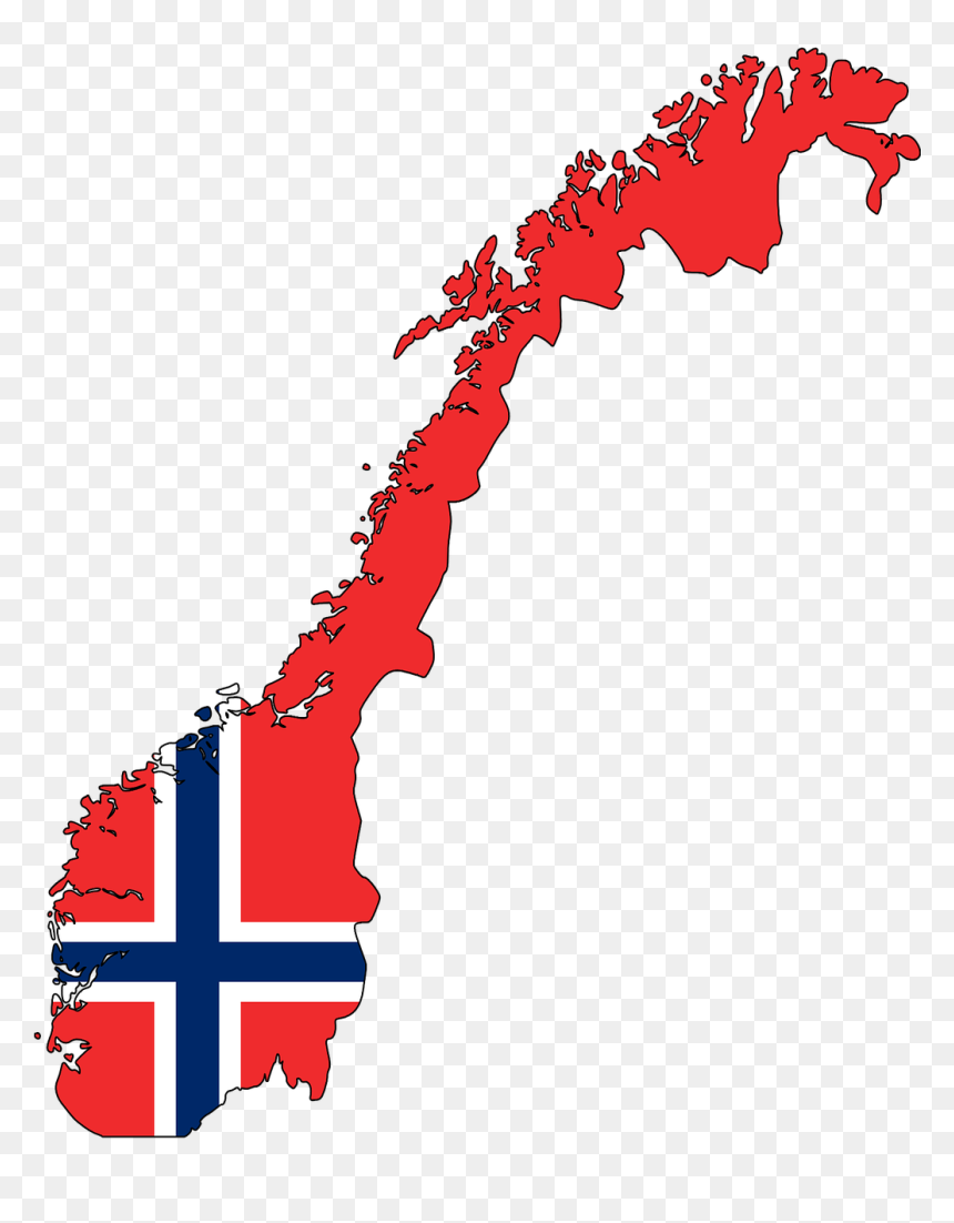 Norway Country Map Hd, HD Png Download - holiday png