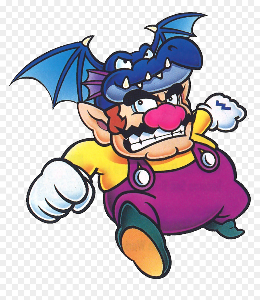 Vbwl Kingdragonwario - Virtual Boy Wario Land Artwork, HD Png Download - wario png