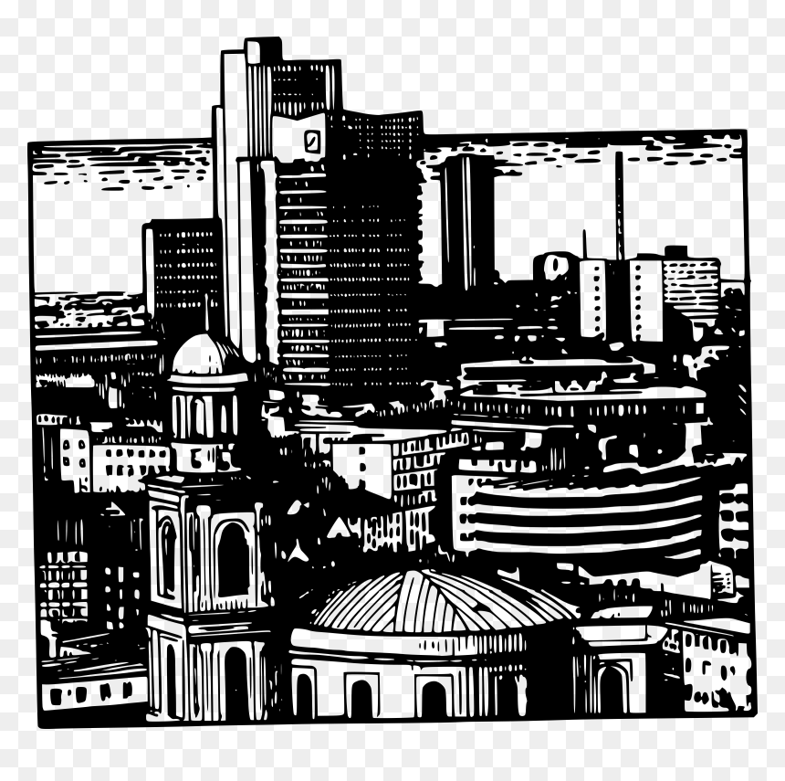 Frankfurt Skyline Clip Arts - Frankfurt Skyline Vector, HD Png Download - skyline png