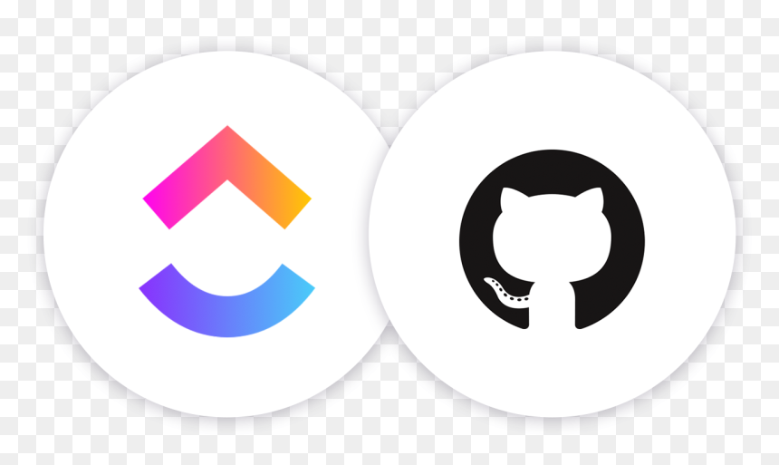 [new Integration] Clickup Gits Github - Onedrive, HD Png Download - github logo png