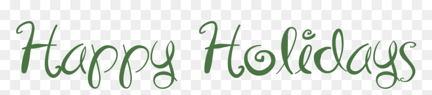 Get Happy Holidays Png Pictures - Calligraphy, Transparent Png - holiday png