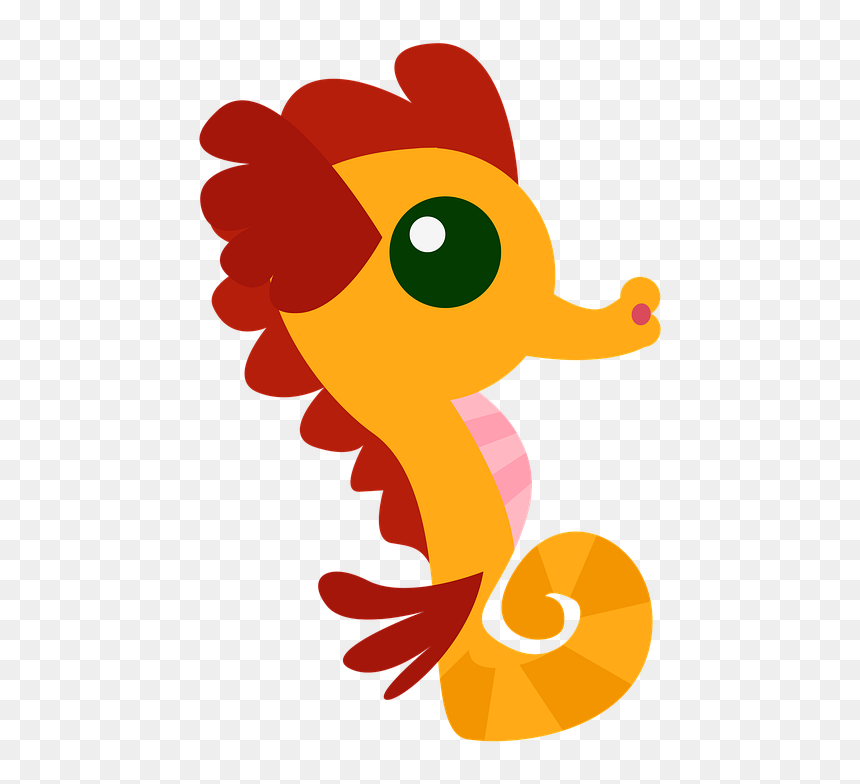 Illustration, HD Png Download - seahorse png