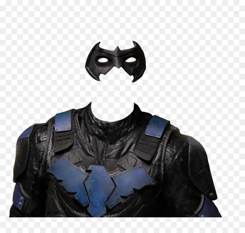 Nightwing Transparent Background Png - Titans Nightwing Costume Edit, Png Download - nightwing png