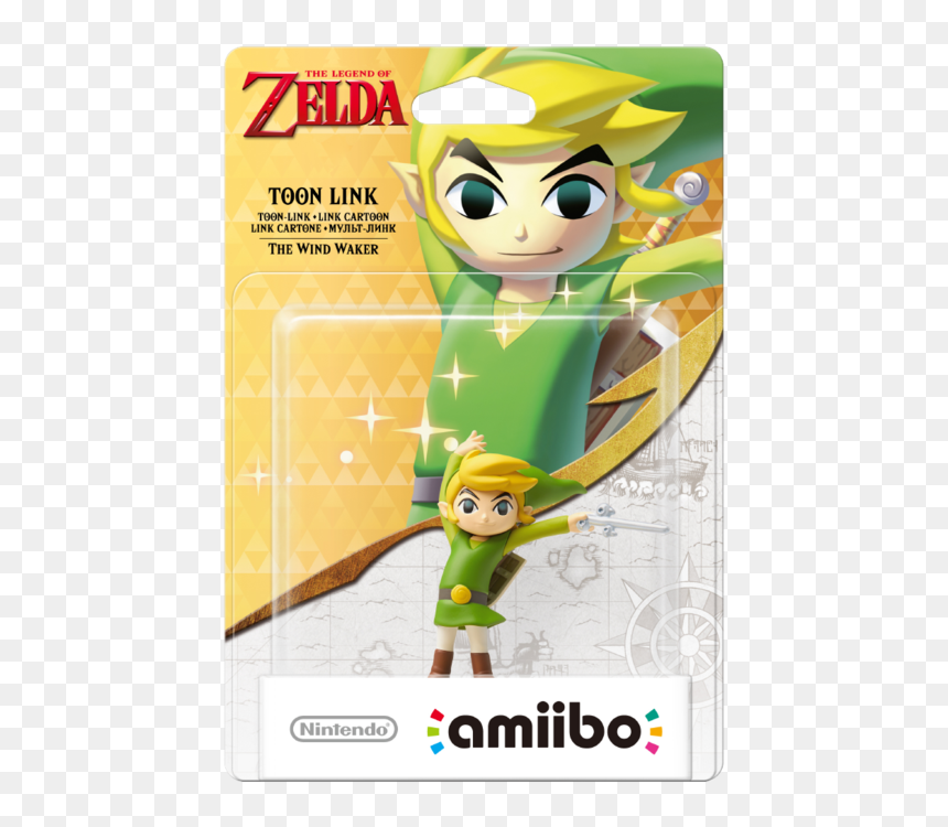 Amiibo Toon Link - Legend Of Zelda Wind Waker Amiibo, HD Png Download - toon link png