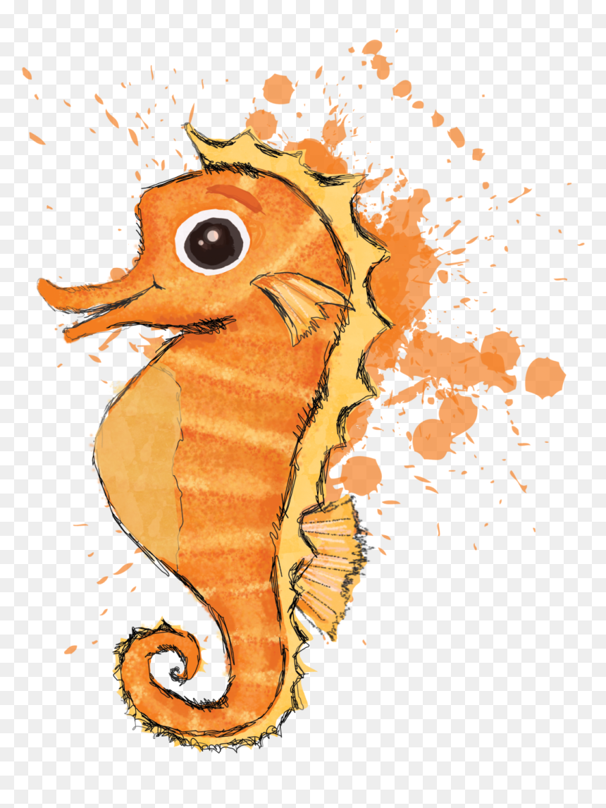 Sami The Seahorse , Png Download - Illustration, Transparent Png - seahorse png