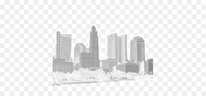 Columbus Skyline, HD Png Download - skyline png