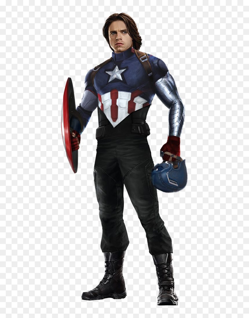 America Deadpool Barnes Cinematic Bucky Universe Falcon - Bucky Barnes Captain America, HD Png Download - captain falcon png