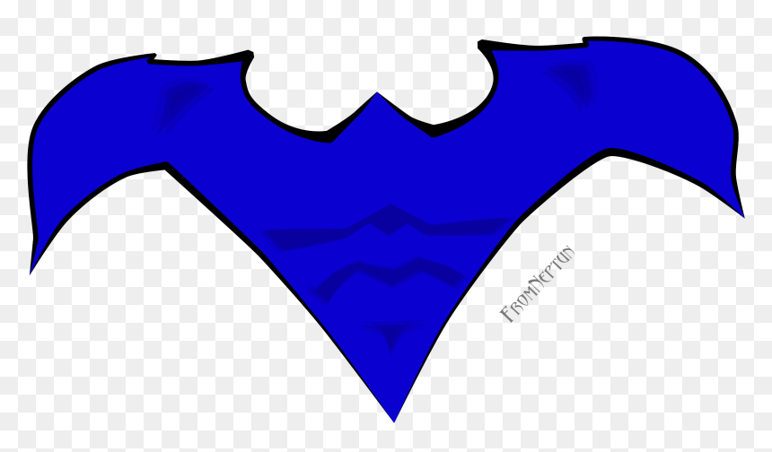 Nightwing Logo By Fromneptun , Png Download, Transparent Png - nightwing png