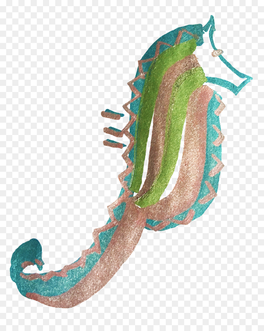 Medium Seahorse - Illustration, HD Png Download - seahorse png