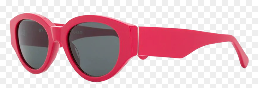 Sabrina Theresa Retrosuperfuture Crop Top & Denim Maxi - Plastic, HD Png Download - 8 bit sunglasses png