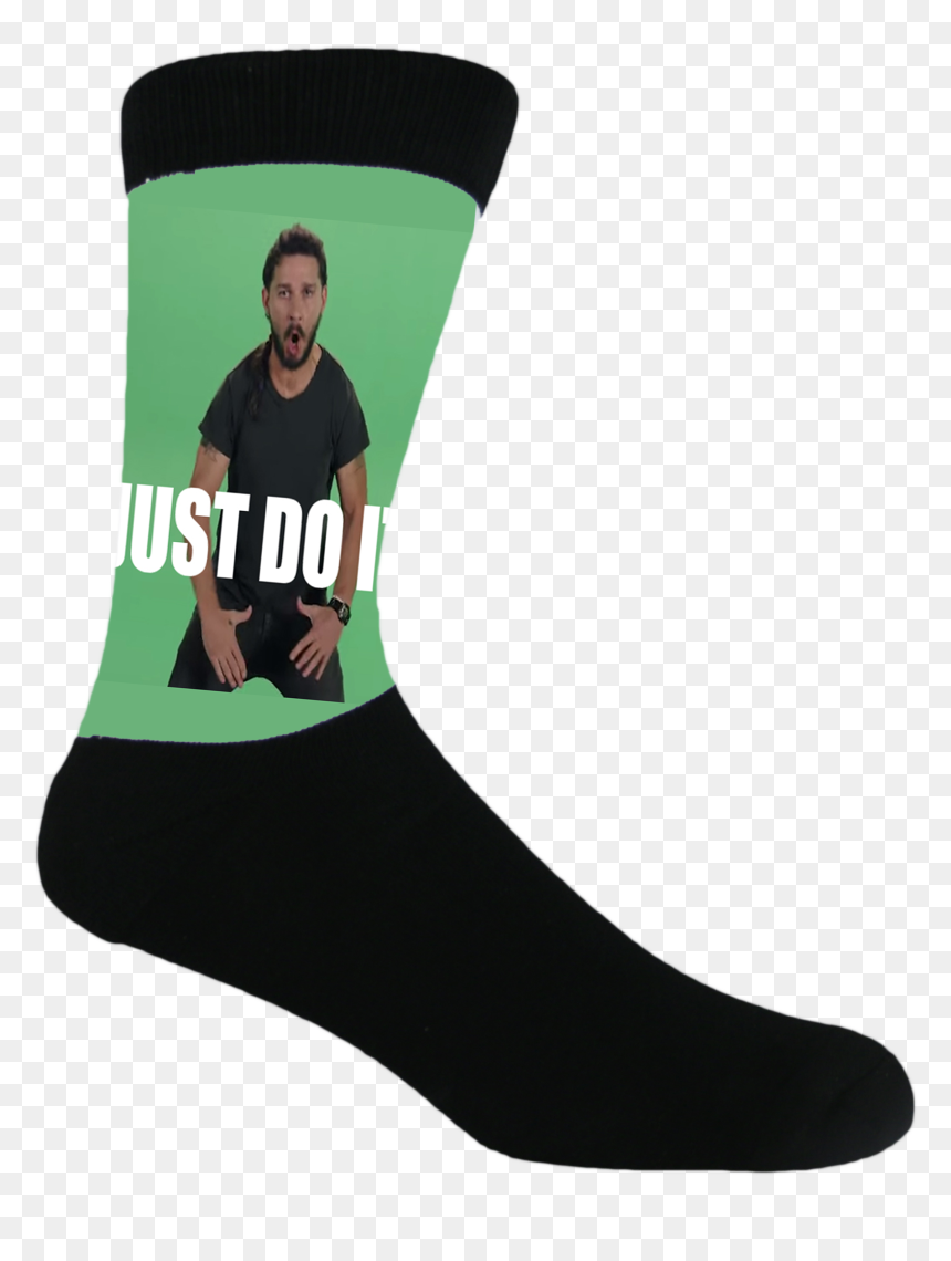 Just Do It - Sock, HD Png Download - shia labeouf just do it png