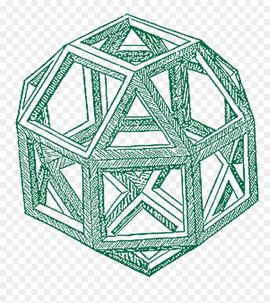 Leonardo Da Vinci Rhombicuboctahedron, HD Png Download - dunce cap png