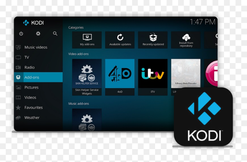 Bypass Geoblocking, Stay Hidden And Enjoy Kodi"s Full - Game On Kodi, HD Png Download - kodi png
