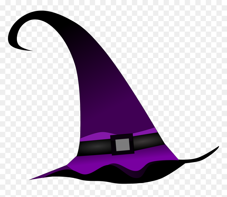 Purple Witch Hat Clip Arts - Halloween Hat Clipart Png, Transparent Png - witch hat png