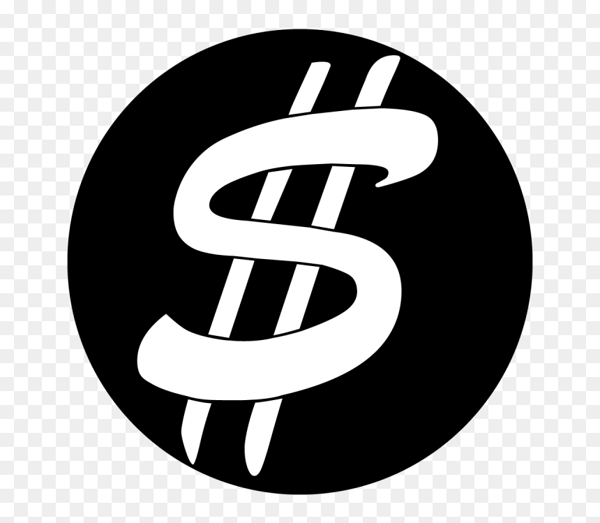 Transparent White Dollar Sign Png - Emblem, Png Download - dollar signs png