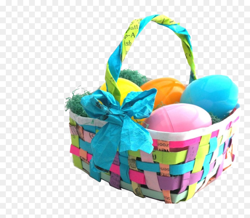 Easter Basket Png Free Image Download - Easter Baskets From Recycled Materials, Transparent Png - easter basket png