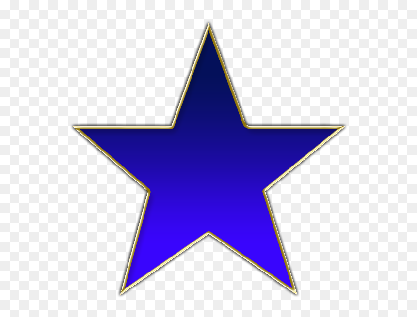 Star Blue Golden Frame - Kegiatan Tema Alam Semesta, HD Png Download - golden frame png